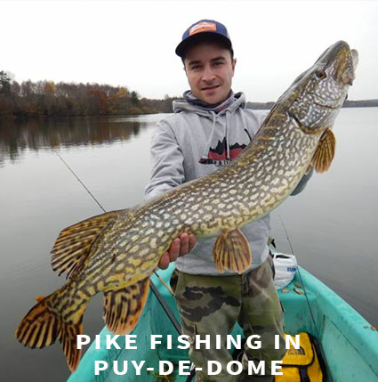 Pike fishing in Puy de Dome